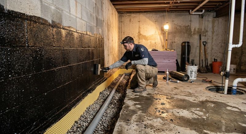 Basement Walls Waterproofing in Tuscaloosa, AL